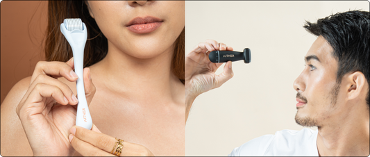Derma stamp-vs-roller